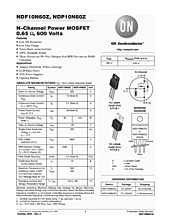 DataSheet NDF10N60Z pdf